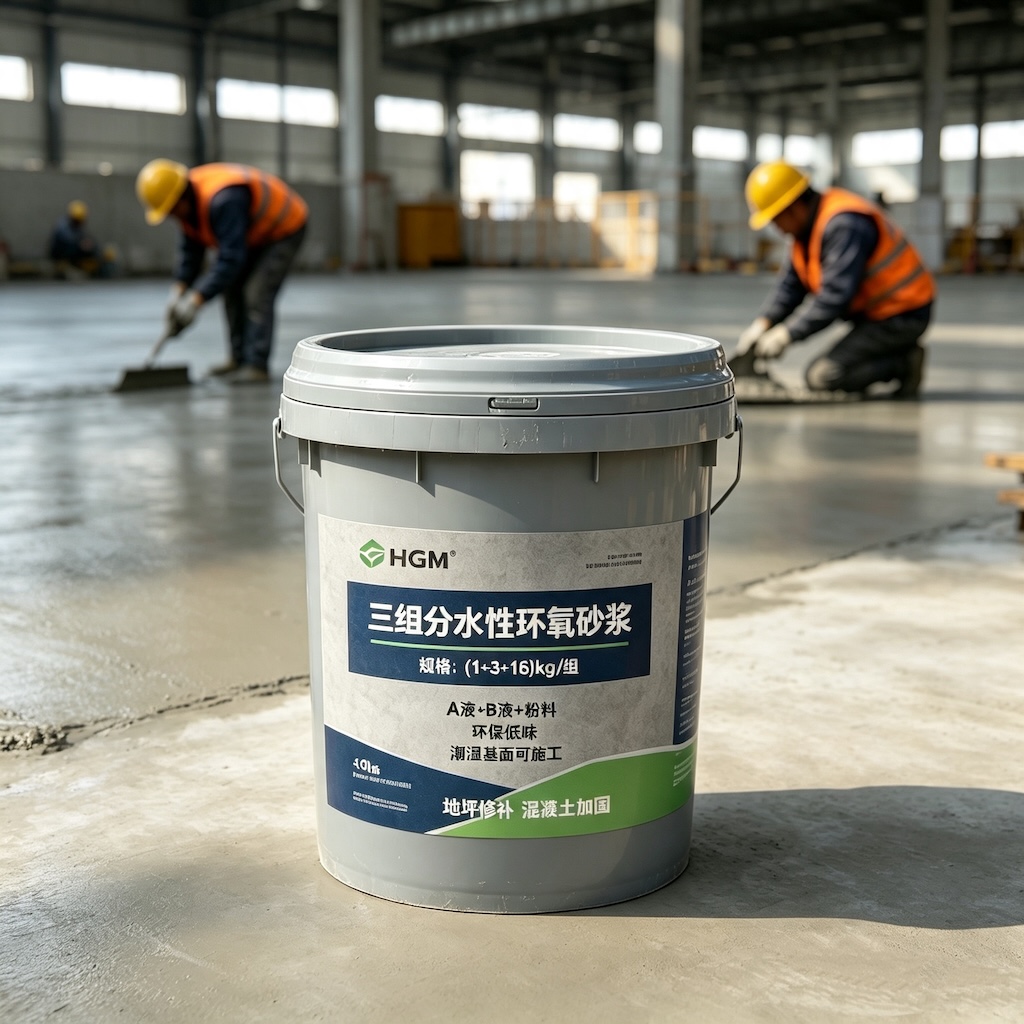 普陀三组份水性环氧砂浆